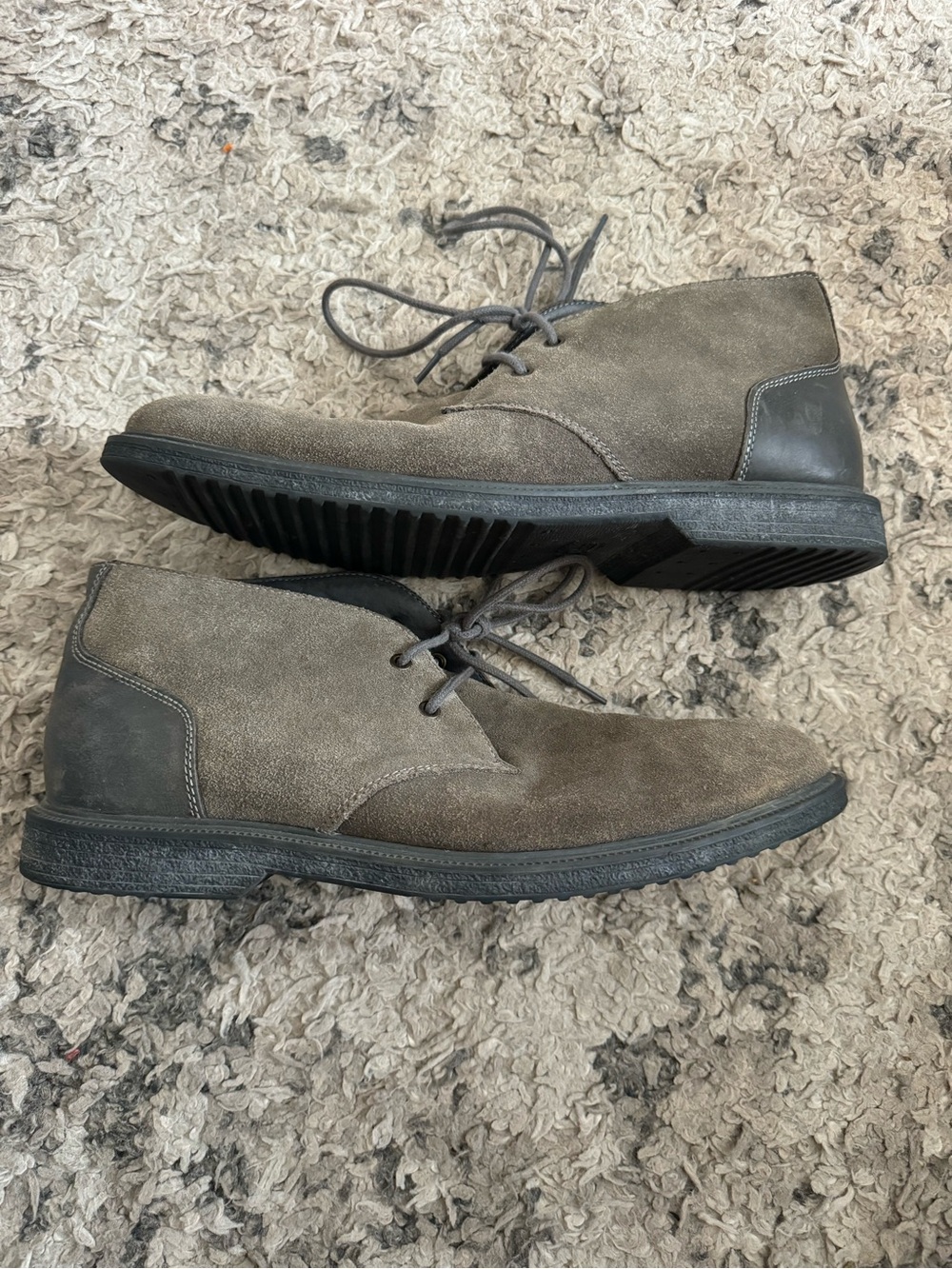 Bass Men's Suede Chukka Boots - Taupe/Brown size 10 men’s